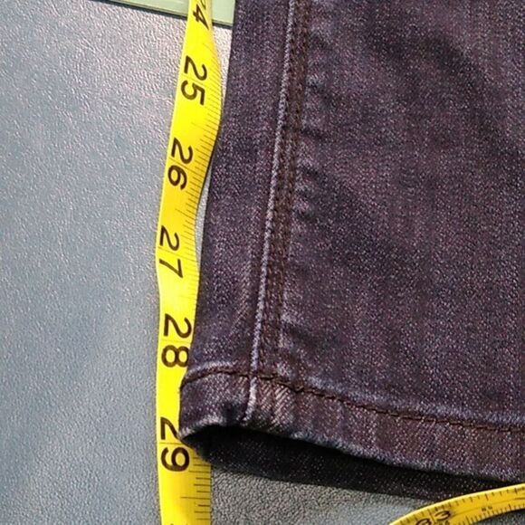 Seven7 Midnight Blue Denim Women's 12 Tummyless High Rise Skinny - Picture 6 of 10